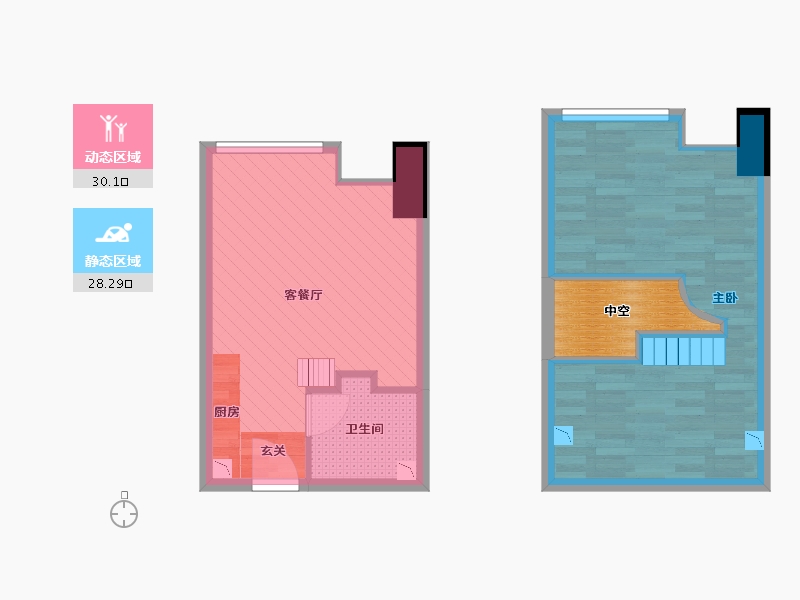 福建省-厦门市-新景国际城融汇公馆-56.00-户型库-动静分区