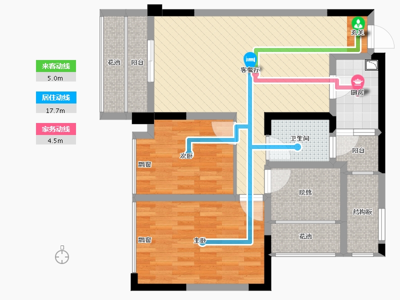 四川省-广安市-邻水宏帆三期-77.56-户型库-动静线