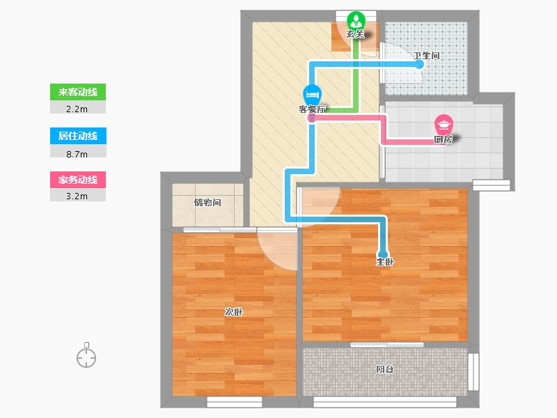 山东省-济南市-盛世名门-41.73-户型库-动静线