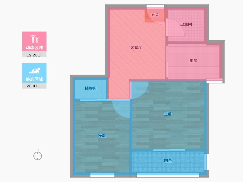 山东省-济南市-盛世名门-41.73-户型库-动静分区