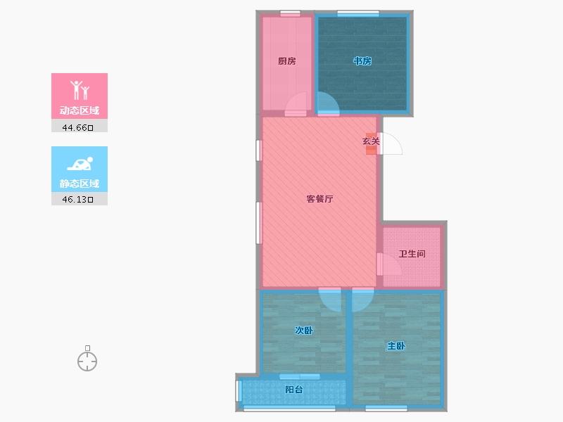 河北省-承德市-卧龙湾-79.27-户型库-动静分区