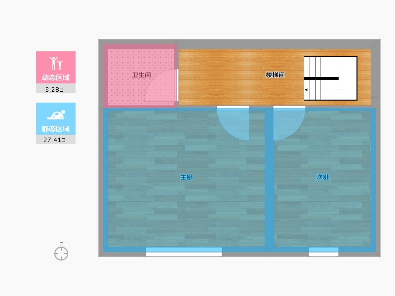 内蒙古自治区-赤峰市-皇家帝苑-34.72-户型库-动静分区