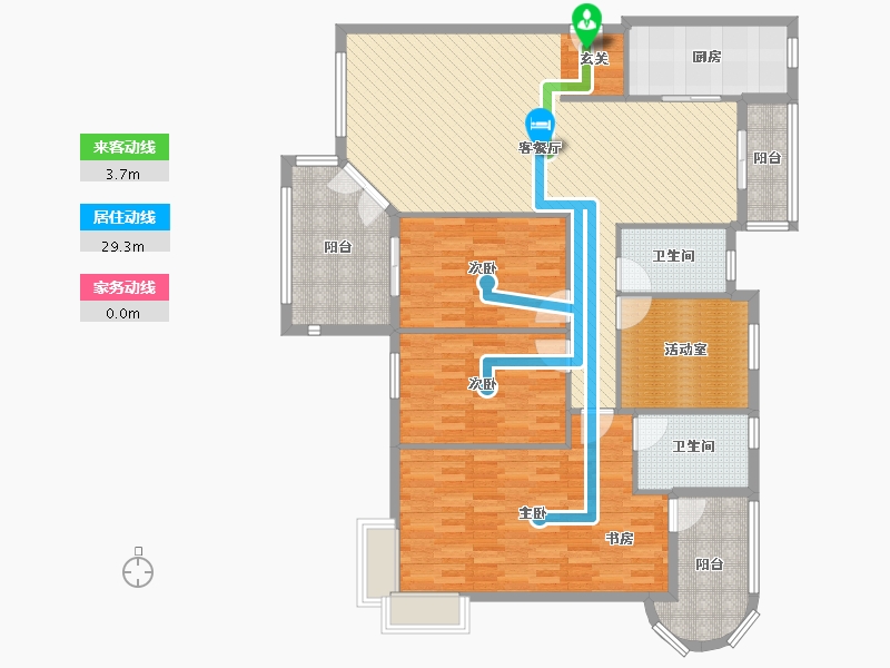 福建省-厦门市-国贸金门湾大德沙-145.99-户型库-动静线