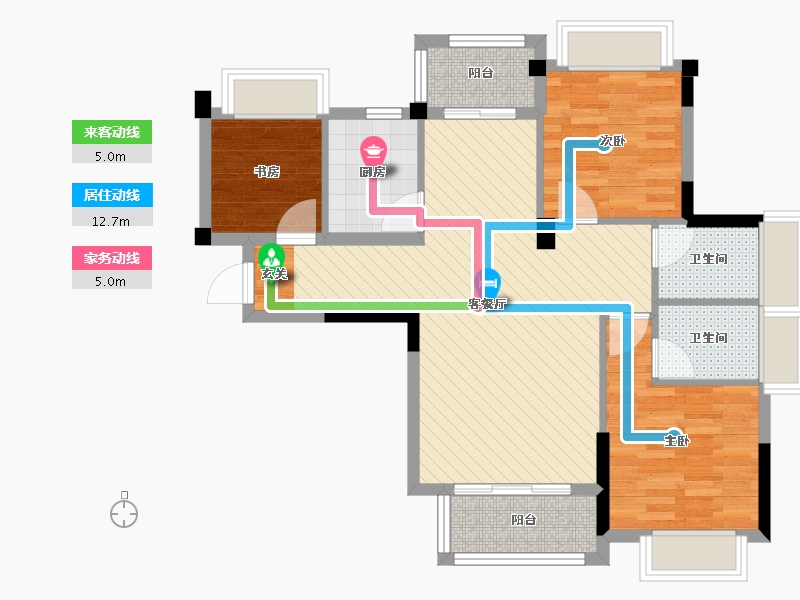 福建省-莆田市-永鸿国际文化城-79.00-户型库-动静线