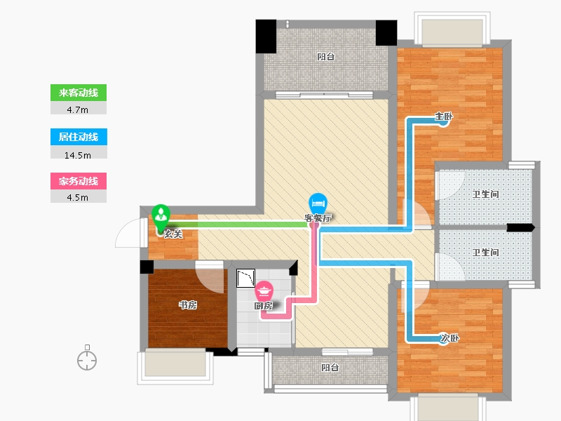 福建省-泉州市-十二宴-83.11-户型库-动静线