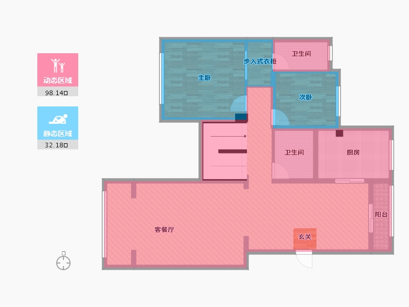 河南省-新乡市-西西里传说-115.82-户型库-动静分区