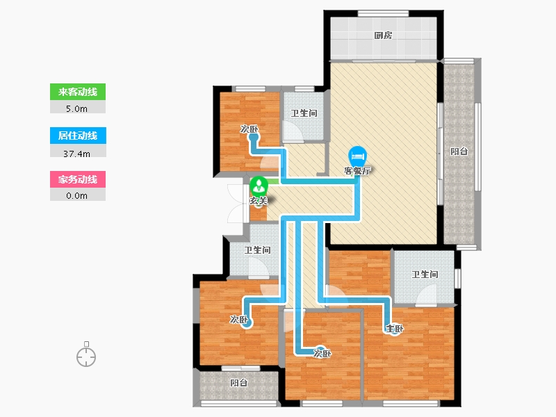 云南省-昆明市-金科江湖海-124.40-户型库-动静线