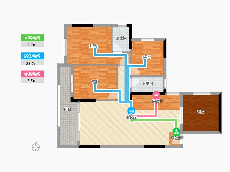 广西壮族自治区-柳州市-侗乡现代城-106.10-户型库-动静线