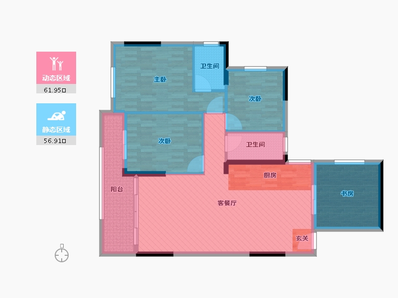 广西壮族自治区-柳州市-侗乡现代城-106.10-户型库-动静分区