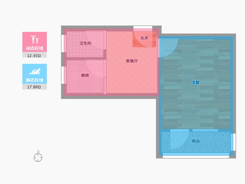 上海-上海市-市光四村-26.49-户型库-动静分区