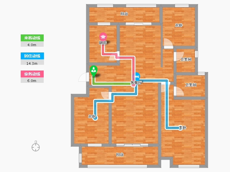 广西壮族自治区-桂林市-安厦漓江大美-122.64-户型库-动静线