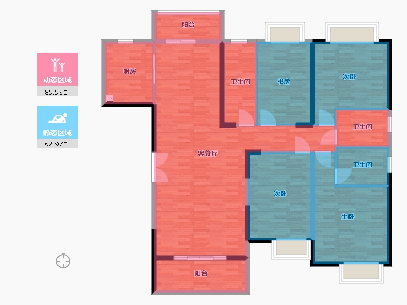 广东省-湛江市-徐闻凤凰谷-134.01-户型库-动静分区