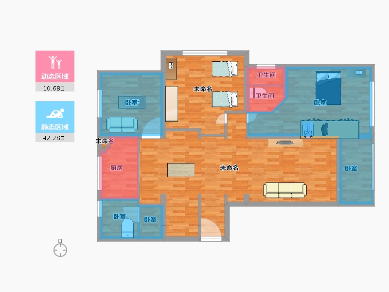 江苏省-宿迁市-0-102.66-户型库-动静分区