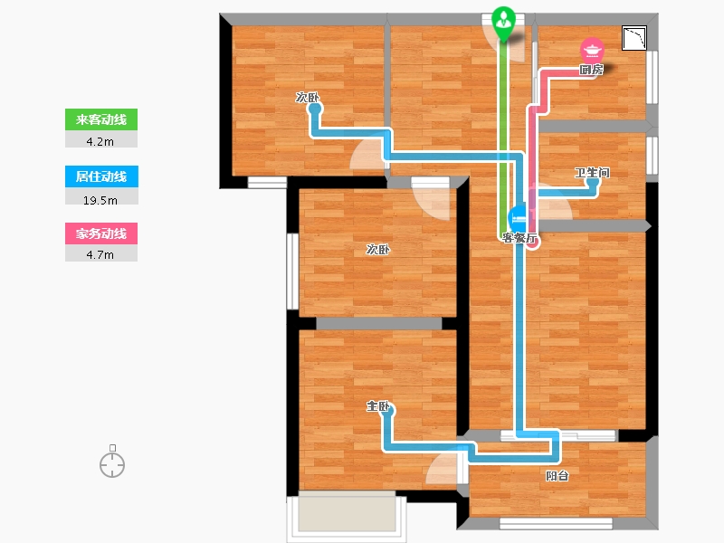 河南省-焦作市-和兴南郡名城-71.19-户型库-动静线