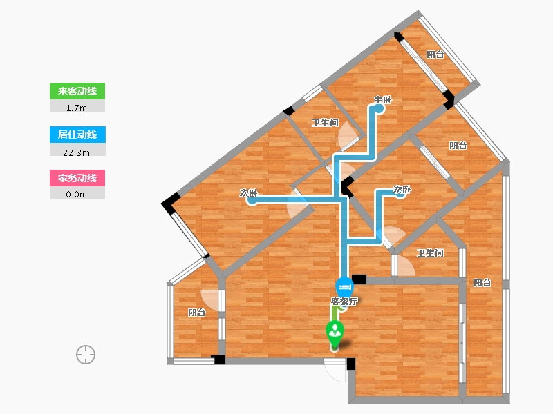 四川省-广安市-幸福居-109.03-户型库-动静线