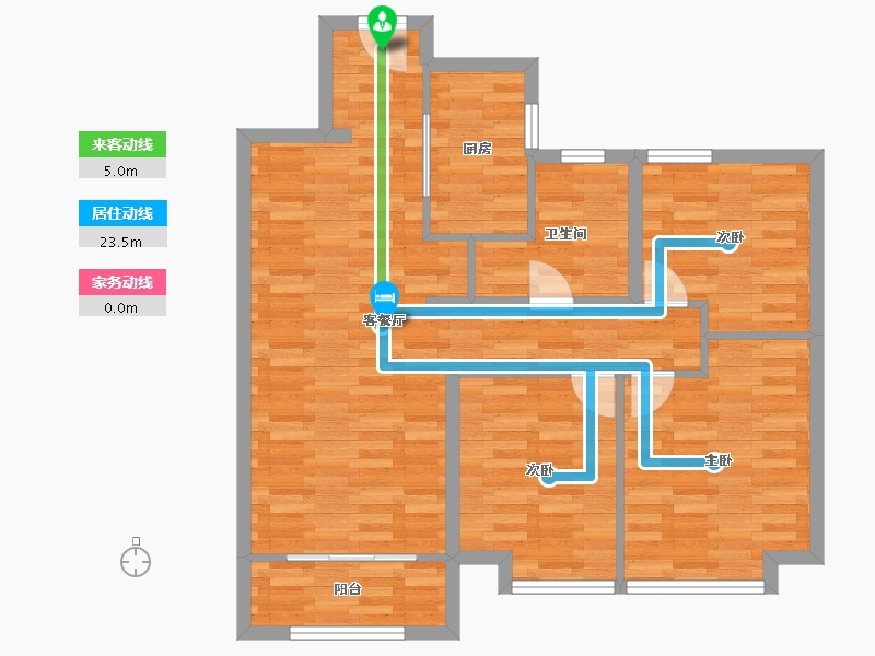 山东省-青岛市-中建锦绣城-82.45-户型库-动静线