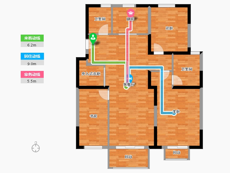 河北省-保定市-天地新城-107.99-户型库-动静线