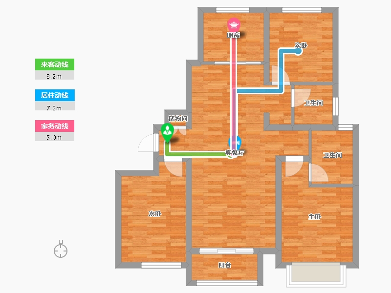 河北省-衡水市-卧玺城-81.34-户型库-动静线