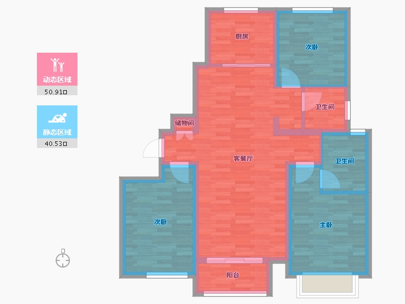 河北省-衡水市-卧玺城-81.34-户型库-动静分区