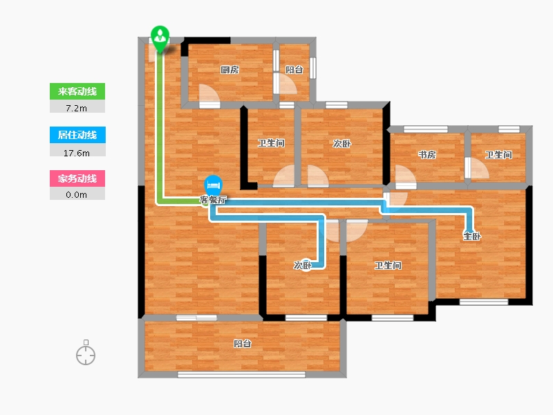 四川省-宜宾市-鹭湖宫-121.89-户型库-动静线