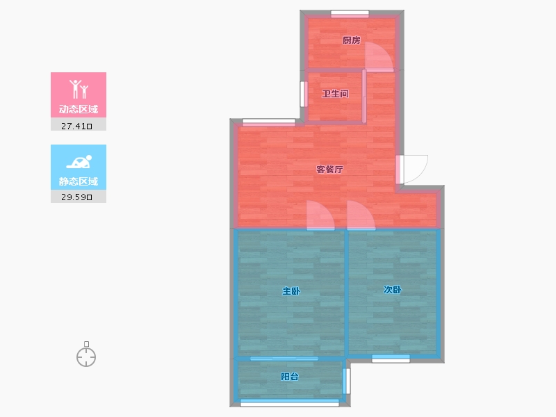 安徽省-合肥市-中铁四局一公司-51.37-户型库-动静分区