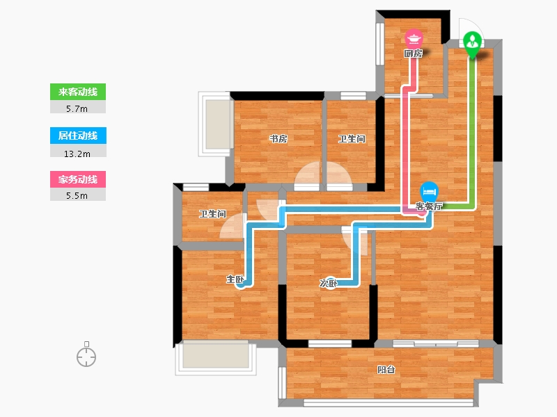 广西壮族自治区-梧州市-彰泰城-78.84-户型库-动静线