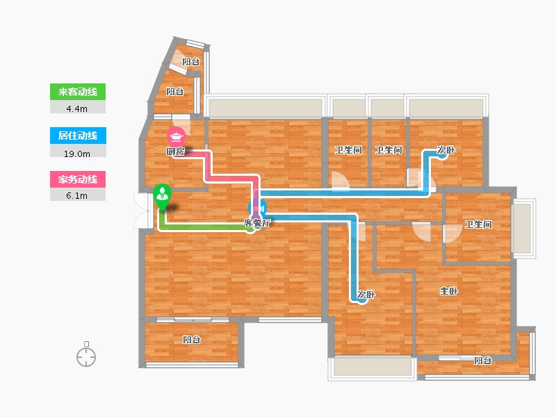 广东省-广州市-新世界·天逸-146.97-户型库-动静线