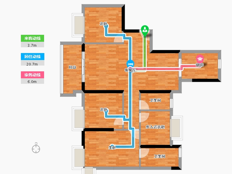 广东省-广州市-路劲天隽峰-94.72-户型库-动静线