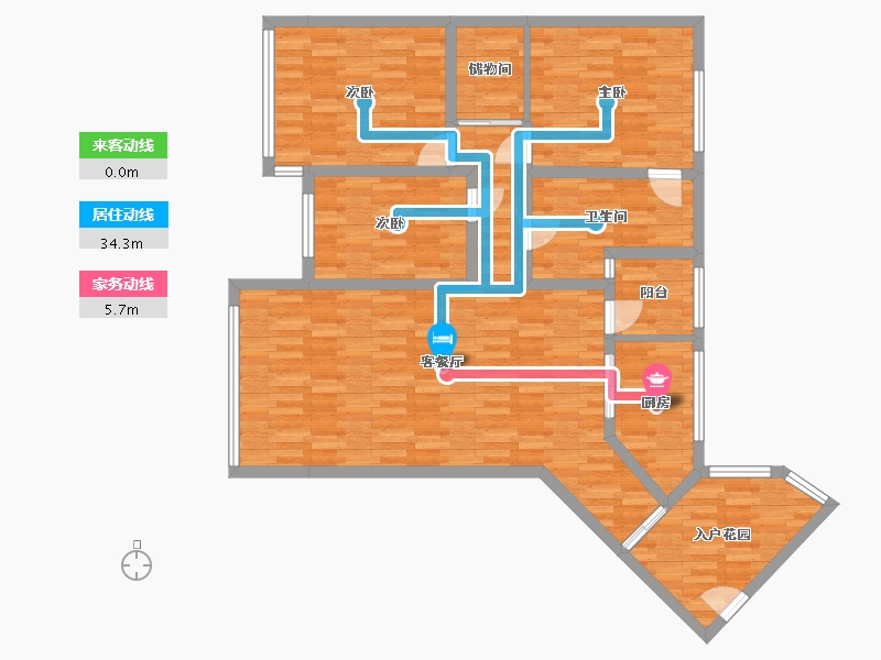 贵州省-六盘水市-帝都新城-110.34-户型库-动静线