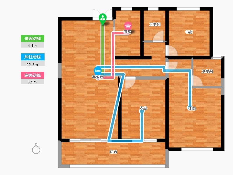 江苏省-宿迁市-恒峰御江山-120.01-户型库-动静线