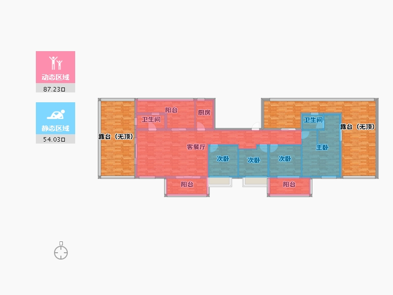 江西省-南昌市-经开正荣府-193.98-户型库-动静分区