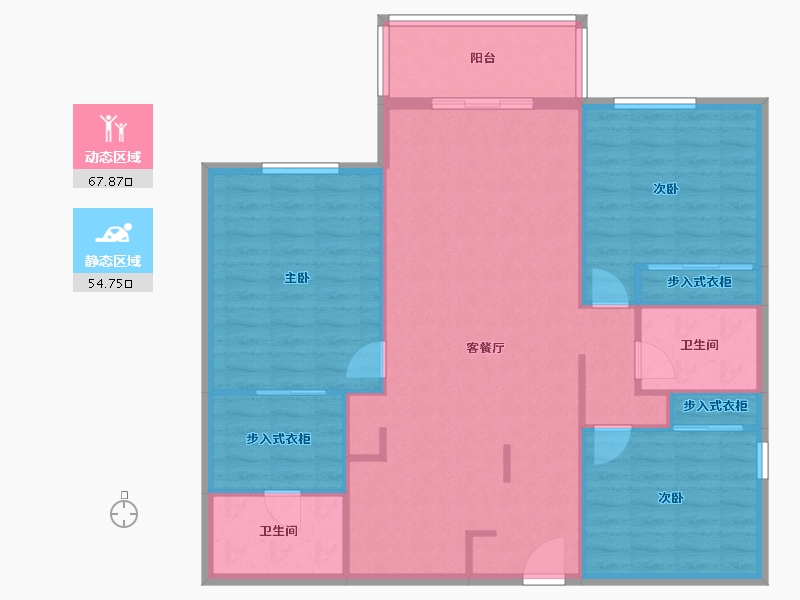 Florida-Broward-New Park Towers-112.72-户型库-动静分区