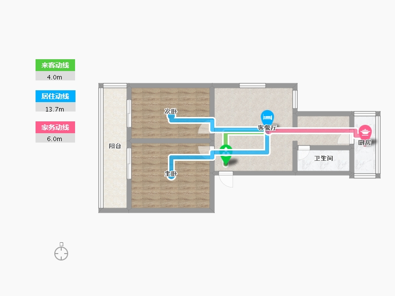 河南省-洛阳市-黄梅路5号院 一号楼 120室-68.69-户型库-动静线