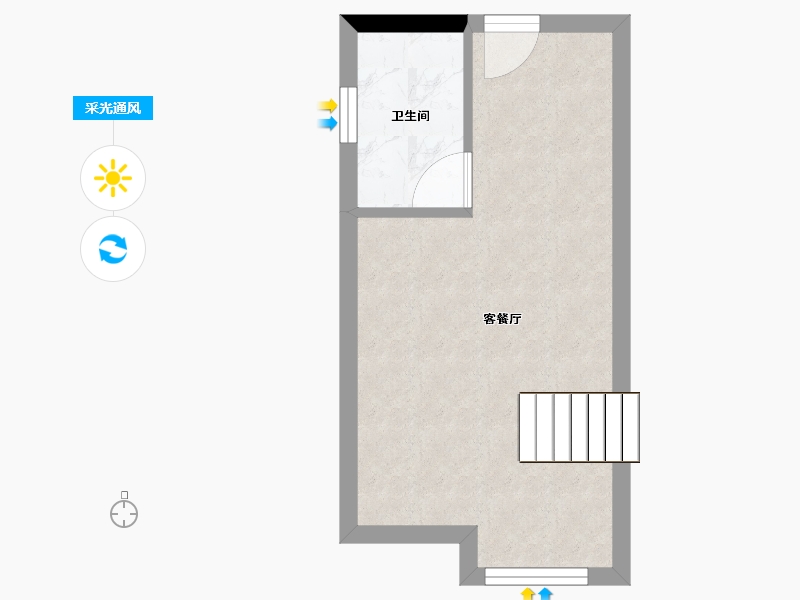 江西省-南昌市-星塘湾小区-26.80-户型库-采光通风