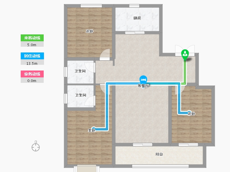 山东省-济南市-龙域天城-108.01-户型库-动静线