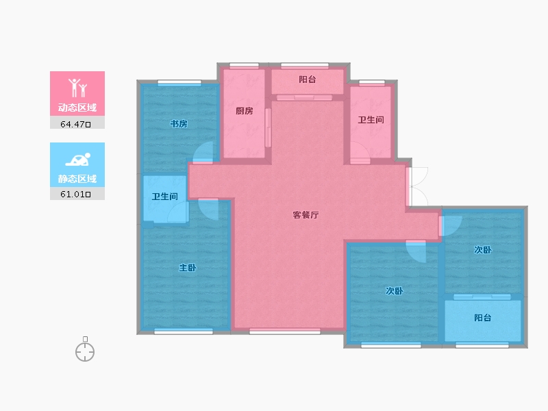 山东省-淄博市-龙廷贵府-112.41-户型库-动静分区