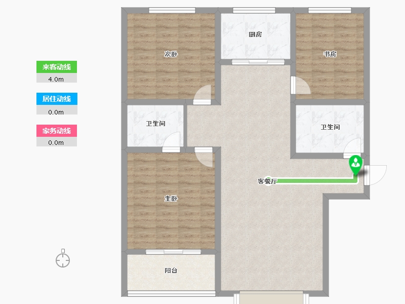 山西省-运城市-圣惠绿城-108.01-户型库-动静线