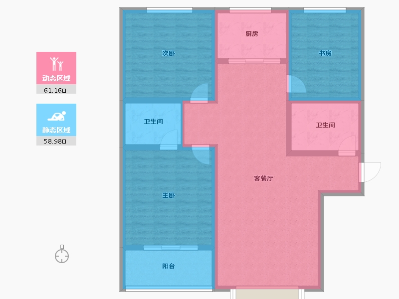 山西省-运城市-圣惠绿城-108.01-户型库-动静分区