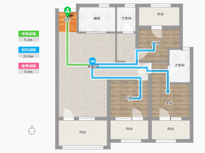 黑龙江省-哈尔滨市-凯利汽车欢乐广场-84.01-户型库-动静线