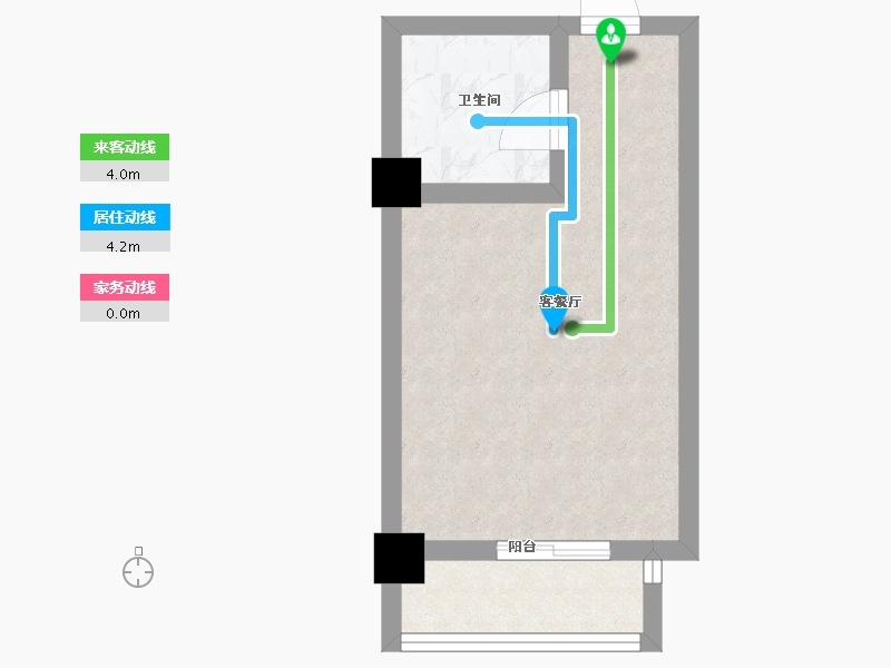 河北省-秦皇岛市-海景湾・YOHO公寓-27.02-户型库-动静线