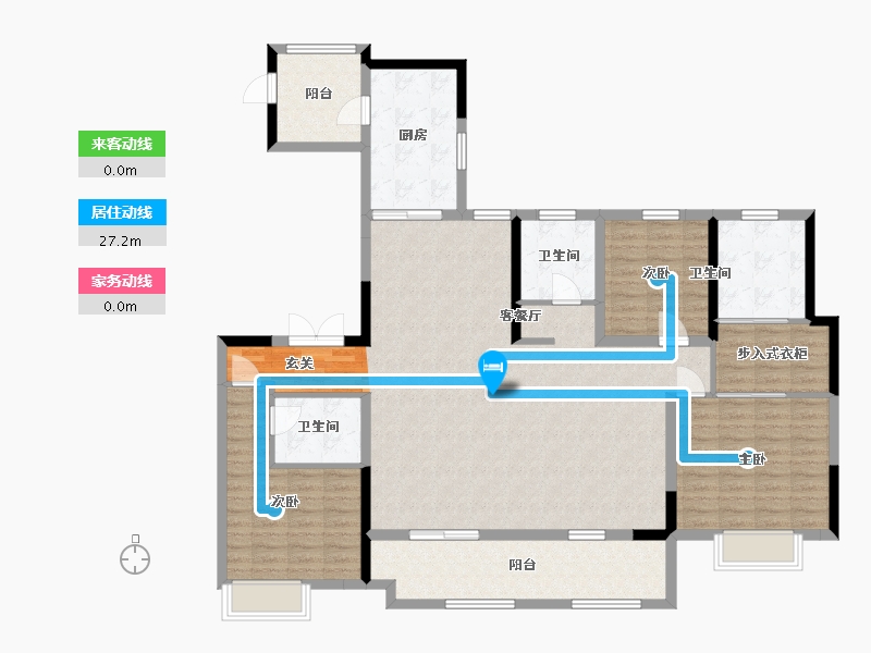 安徽省-合肥市-信达万振东方樾府-148.32-户型库-动静线