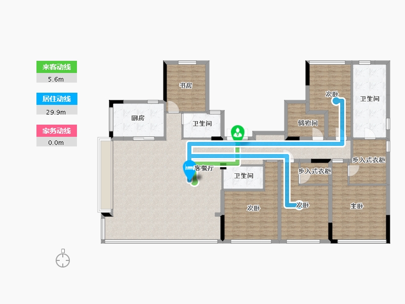 安徽省-合肥市-融创望海潮-187.96-户型库-动静线