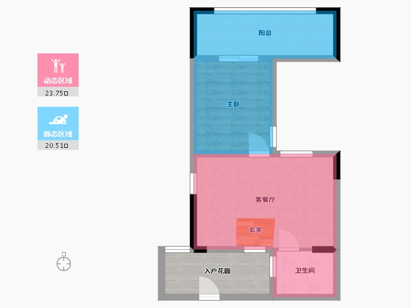 四川省-成都市-恒大御海天下-45.41-户型库-动静分区