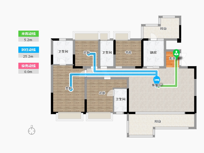 四川省-成都市-梵悦里-150.05-户型库-动静线