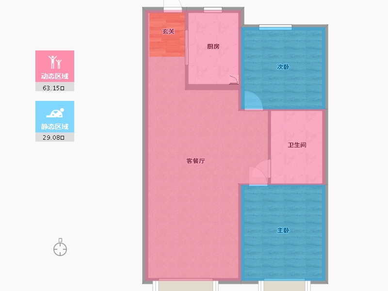 天津-天津市-新城和兴府-84.00-户型库-动静分区