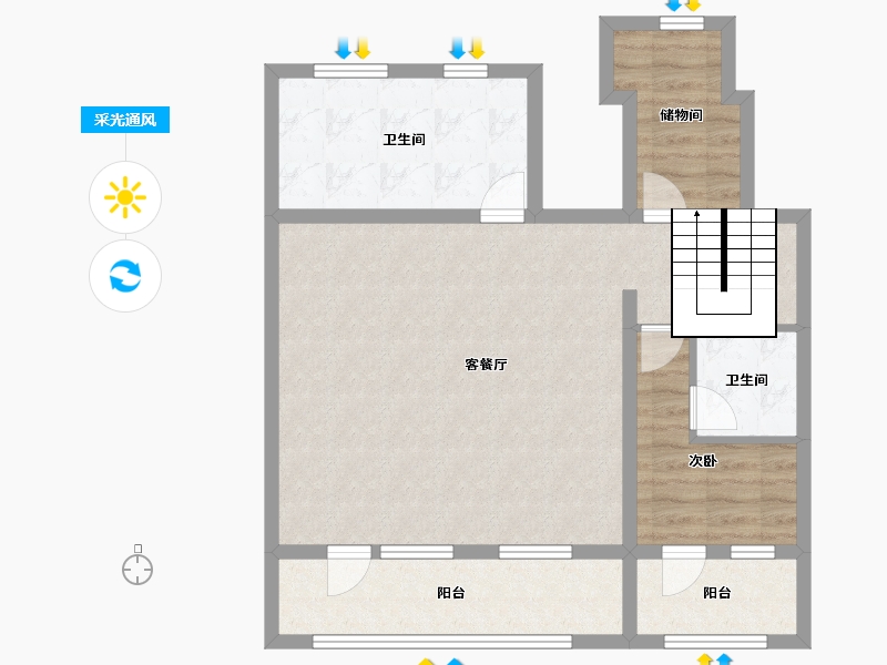 辽宁省-沈阳市-阳光城未来悦-81.16-户型库-采光通风