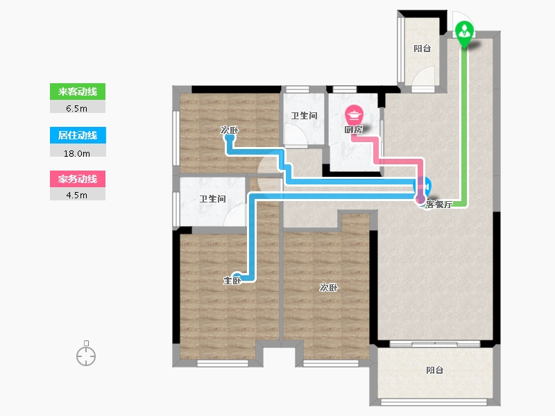 广西壮族自治区-贵港市-盛世悦城-101.00-户型库-动静线