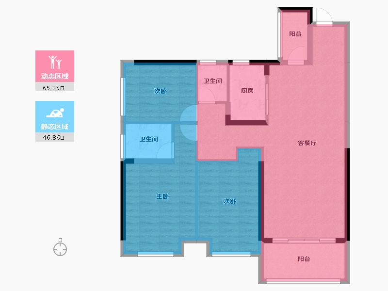 广西壮族自治区-贵港市-盛世悦城-101.00-户型库-动静分区