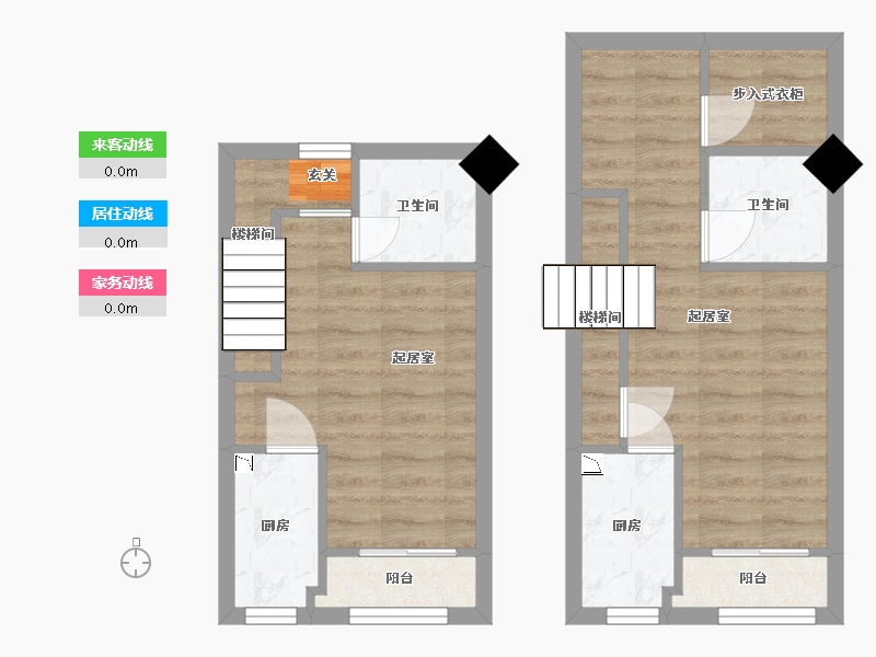 湖北省-武汉市-四新中央生活区-54.76-户型库-动静线