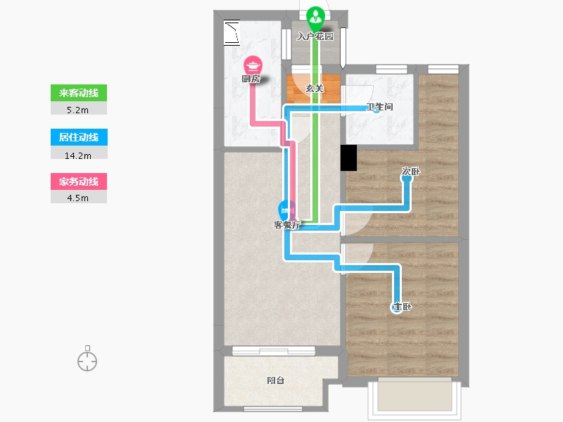 福建省-福州市-汤斜华郡-48.01-户型库-动静线